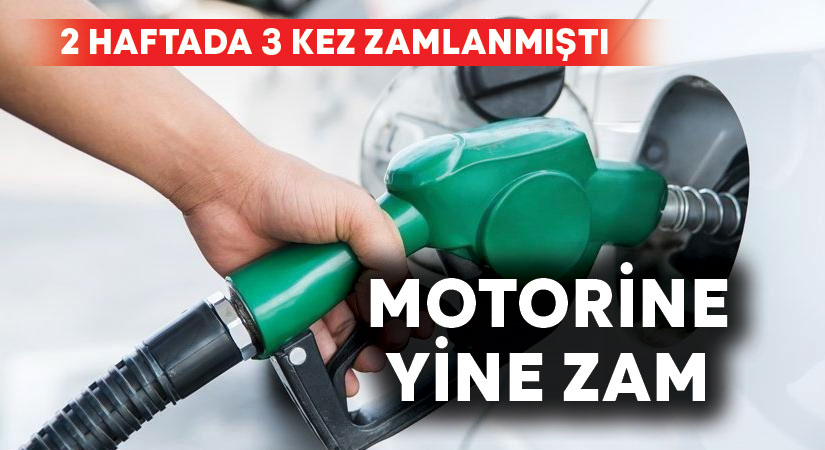 Motorine yine zam geliyor!