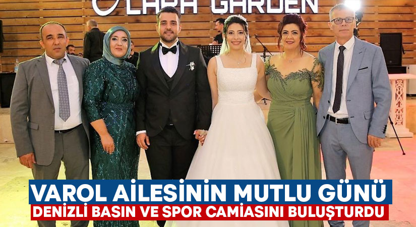 Varol ailesinin mutlu günü Denizli basın ve spor camiasını buluşturdu