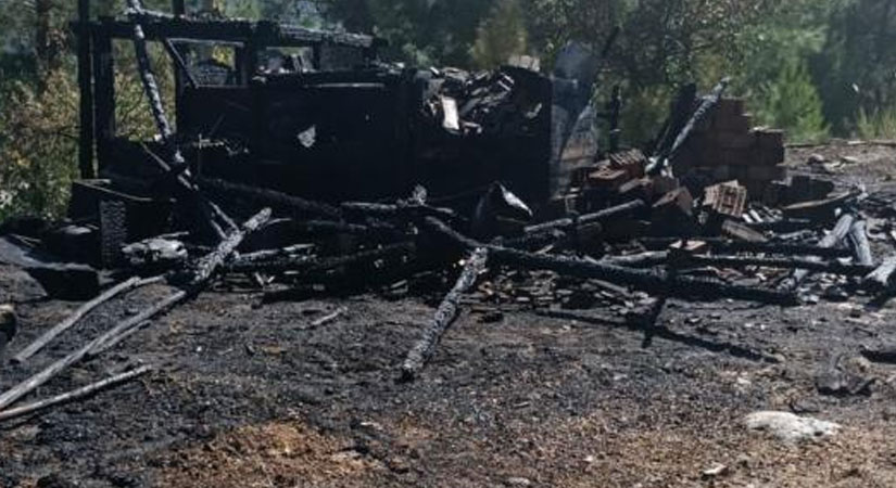 Ambar yangınında tonlarca buğday ve arpa küle döndü