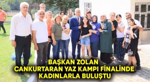 Başkan Zolan Cankurtaran yaz kampı finalinde kadınlarla buluştu