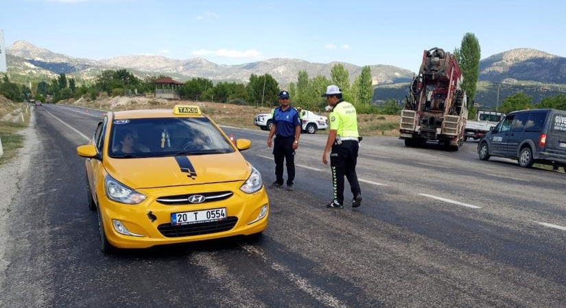 Çameli’nde taşımacılık yapan araçlara sıkı denetim