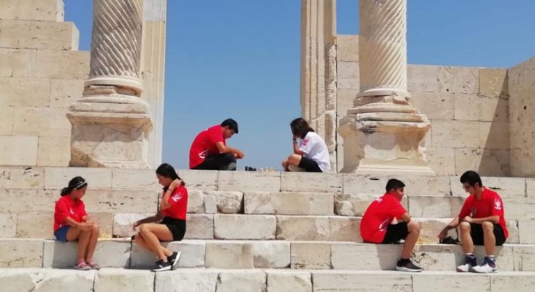 Çocuklar tarihi mekanlarda zeka oyunlarıyla buluştu