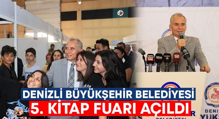 Denizli Büyükşehir Belediyesi 5. Kitap Fuarı açıldı