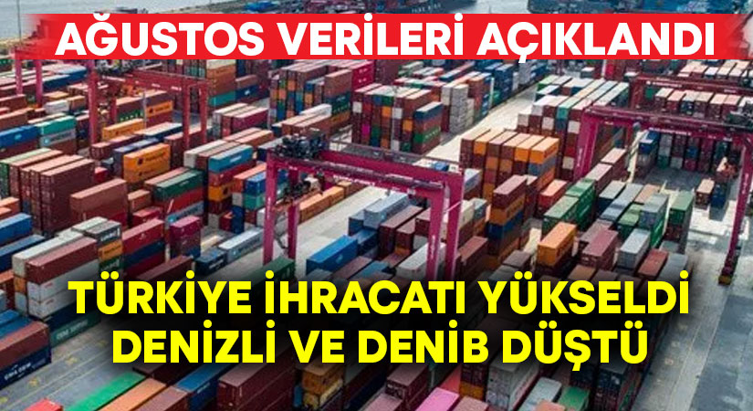 Denizli’nin Ağustos’ta ihracatı düştü