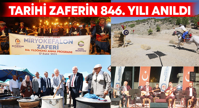 Büyükşehir’den zaferin 846. yılında muhteşem kutlama