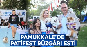 Pamukkale’de Patifest rüzgârı esti