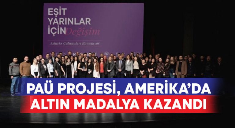 PAÜ’nün projesi Amerika’da altın madalya kazandı