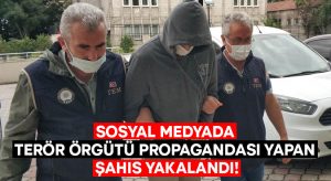 Sosyal medyada terör örgütü propagandası yapan şahıs yakalandı!