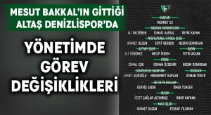 Altaş Denizlispor yönetiminde değişiklikler