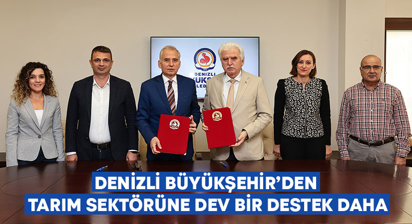 Denizli Büyükşehir’den tarım sektörüne dev bir destek daha