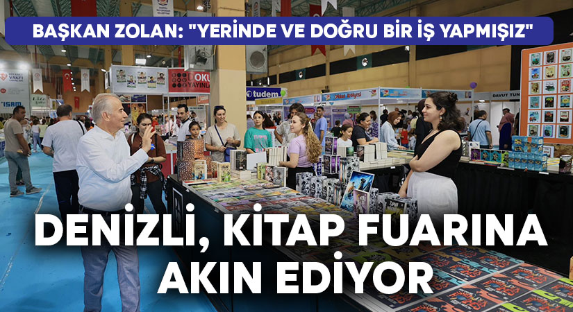 Denizli, Kitap Fuarına Akın Ediyor