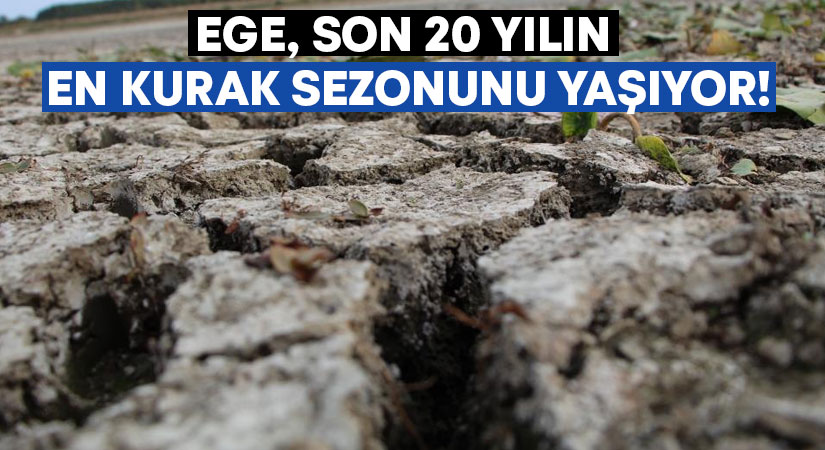 Ege, son 20 yılın en kurak sezonunu yaşıyor!