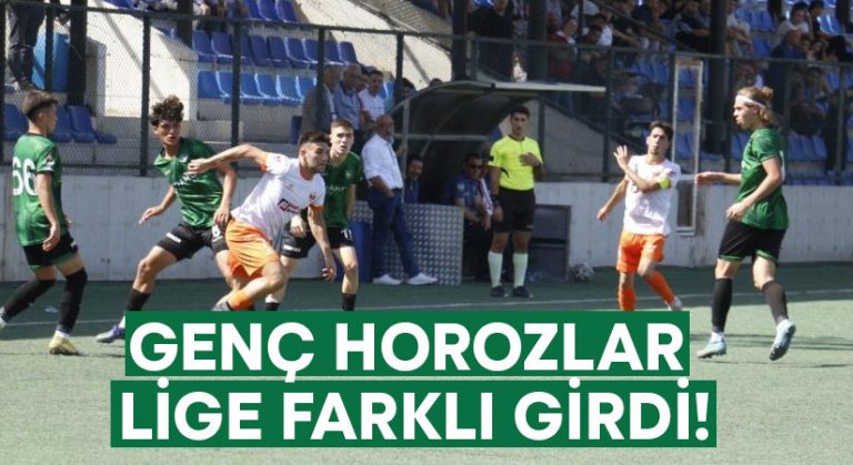 Genç horozlar lige farklı girdi!