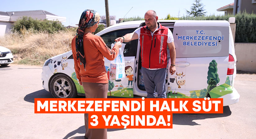 Merkezefendi Halk süt 3 yaşında!