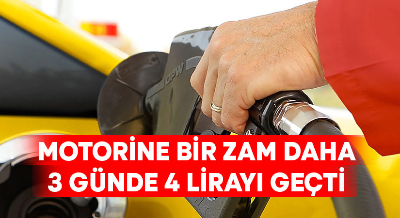 Motorinde zam devam ediyor