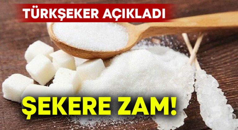 Türkşeker açıkladı.. Şekere zam!