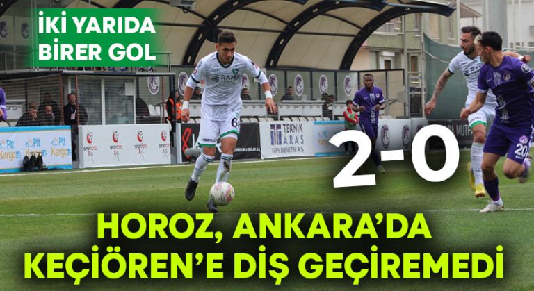 Altaş Denizlispor, Ankara’da Keçiörengücü’ne diş geçiremedi