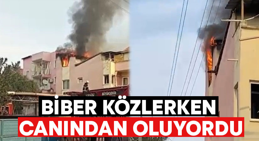 Biber közlerken canından oluyordu!