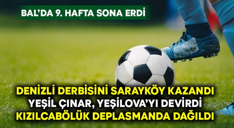 Denizli derbisinde kazanan Sarayköyspor