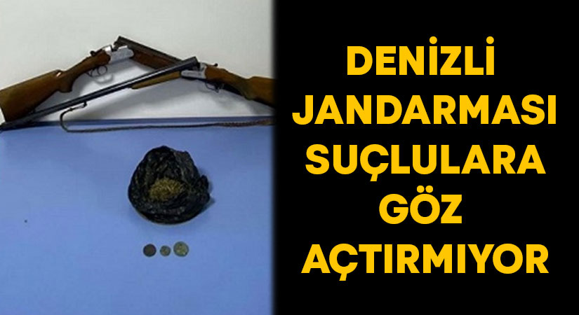 Denizli jandarması suçlulara göz açtırmıyor