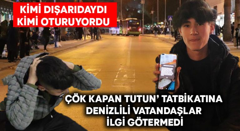 Denizli’de deprem tatbikatına katılım yetersiz kaldı