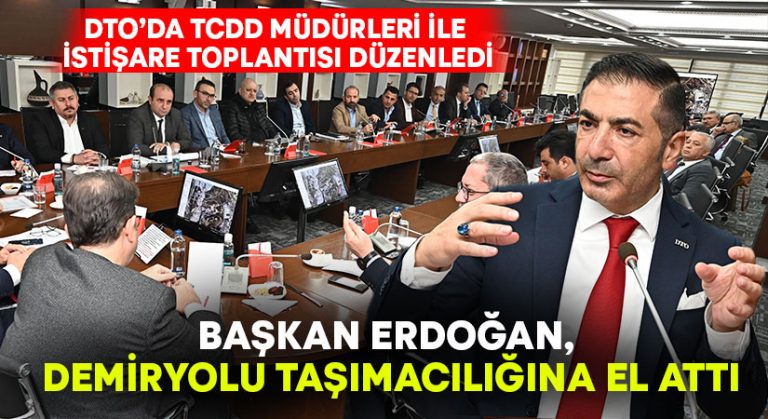 Erdoğan, Demiryolu Taşımacılığına El Attı