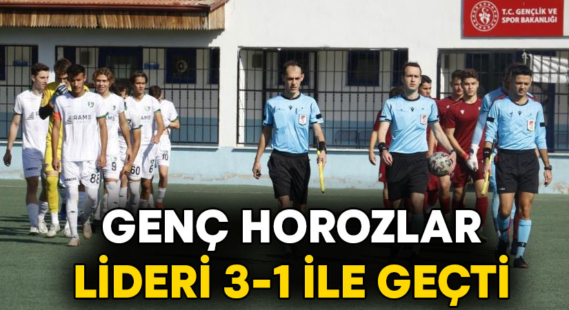 Genç horozlar lideri 3-1 ile geçti