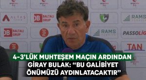 Giray Bulak: “Bu galibiyet önümüzü aydınlatacaktır”