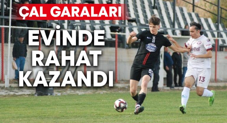 Kırmızı grupta Çal Belediyespor evinde rahat kazandı