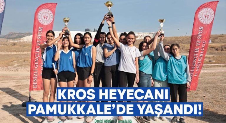 Kros heyecanı Pamukkale’de yaşandı!