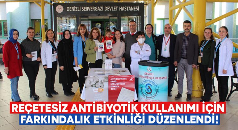 Reçetesiz antibiyotik kullanımı için farkındalık etkinliği düzenlendi!