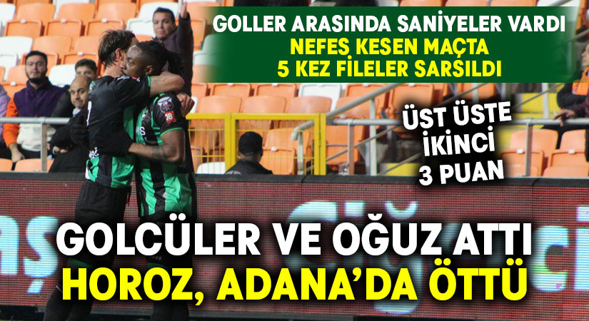 5 gollü nefes kesen maçta Altaş Denizlispor, Adanaspor’u devirdi