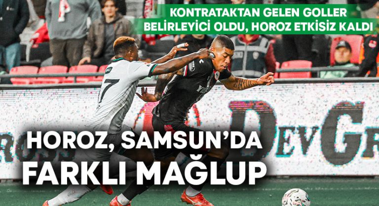 Altaş Denizlispor, Samsun’da farklı mağlup