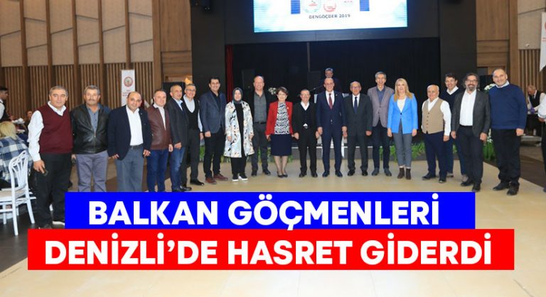 Balkan göçmenleri hasret giderdi