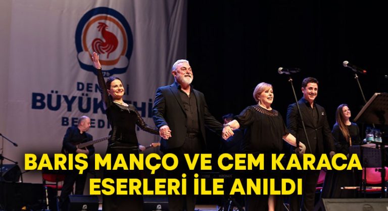 Barış Manço ve Cem Karaca eserleri ile anıldı