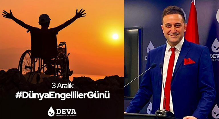 DEVA Partisi İl Başkanı Kırar’dan Dünya Engelliler Günü mesajı