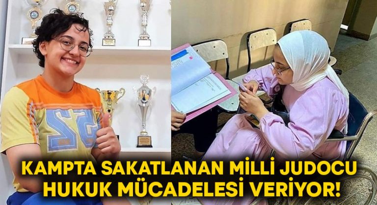 Kampta sakatlanan milli judocu hukuk mücadelesi veriyor!