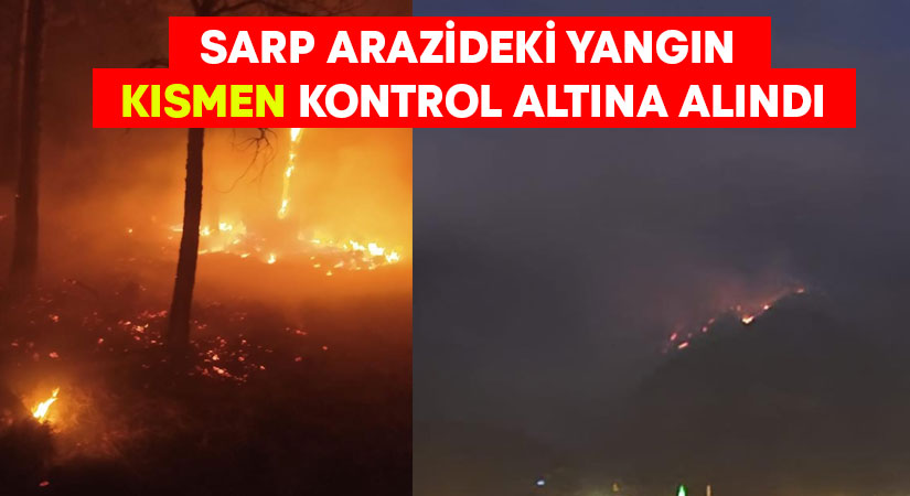 Denizli’de orman yangını kısmen kontrol altına alındı