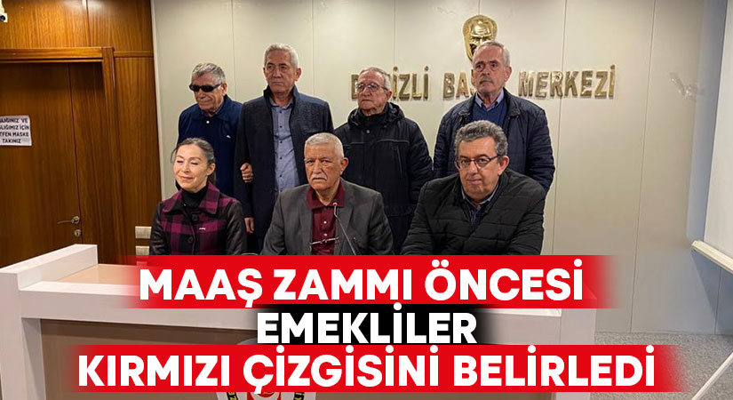 Maaş zammı öncesi emekliler kırmızı çizgisini belirledi