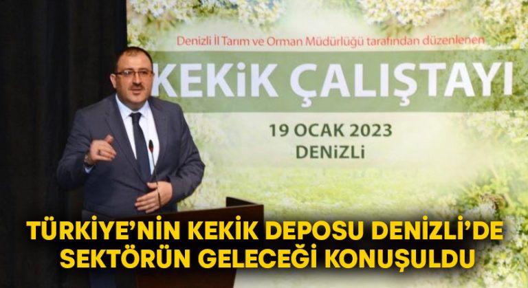 Türkiye’nin kekik deposu Denizli’de sektörün geleceği konuşuldu