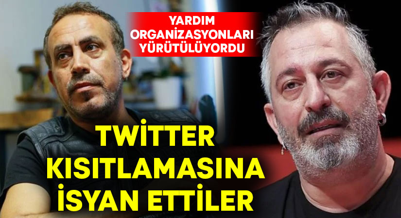 Cem Yılmaz ve Haluk Levent, Twitter kısıtlamasına isyan etti