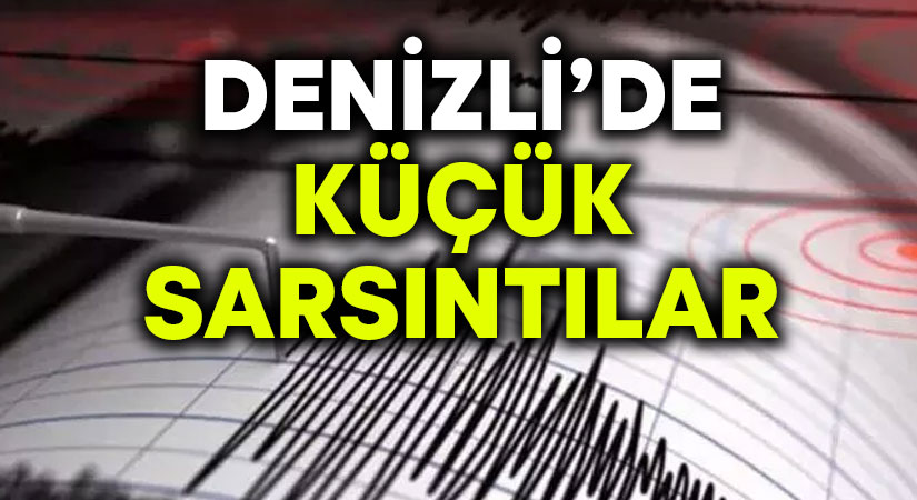 Denizli’de 2.7 büyüklüğünde sarsıntı