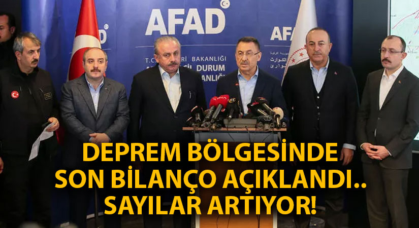 Deprem bölgesinde son bilanço açıklandı.. Sayılar artıyor!