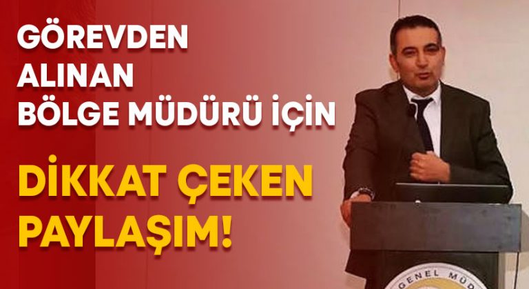 Görevden alınan Erhan Çetinkaya için dikkat çeken paylaşım