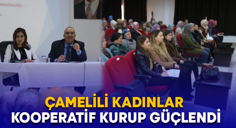 Çamelili kadınlar kooperatif kurup güçlendi