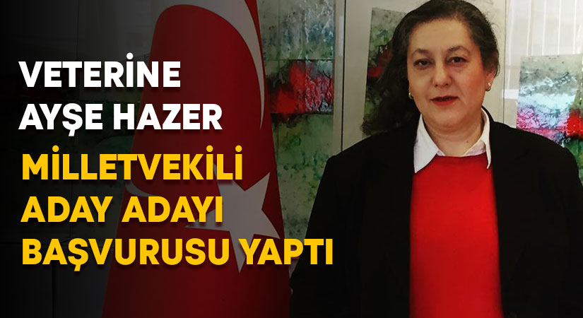 CHP’de Ayşe Hazer milletvekili aday adayı oldu