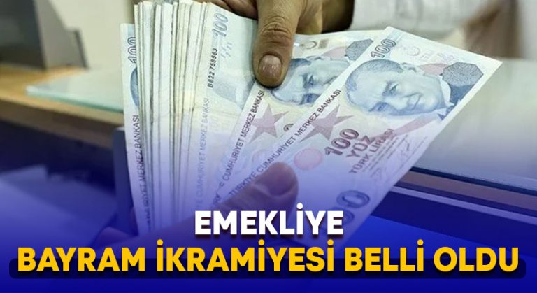 Emekliye bayram ikramiyesi belli oldu