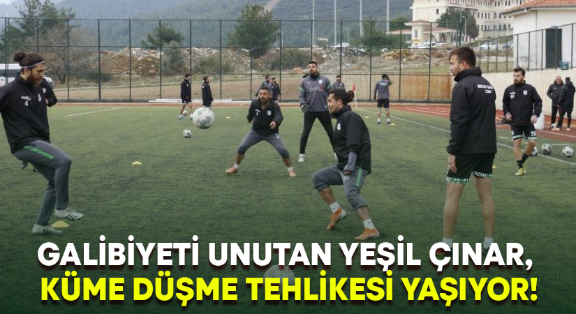 Galibiyeti unutan Yeşil Çınar, küme düşme tehlikesi yaşıyor!