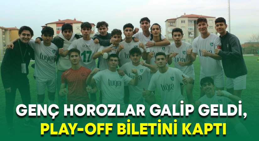 Genç horozlar galip geldi, Play-Off biletini kaptı