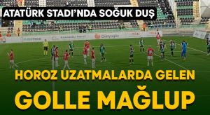 Horoz uzatmalarda gelen golle mağlup